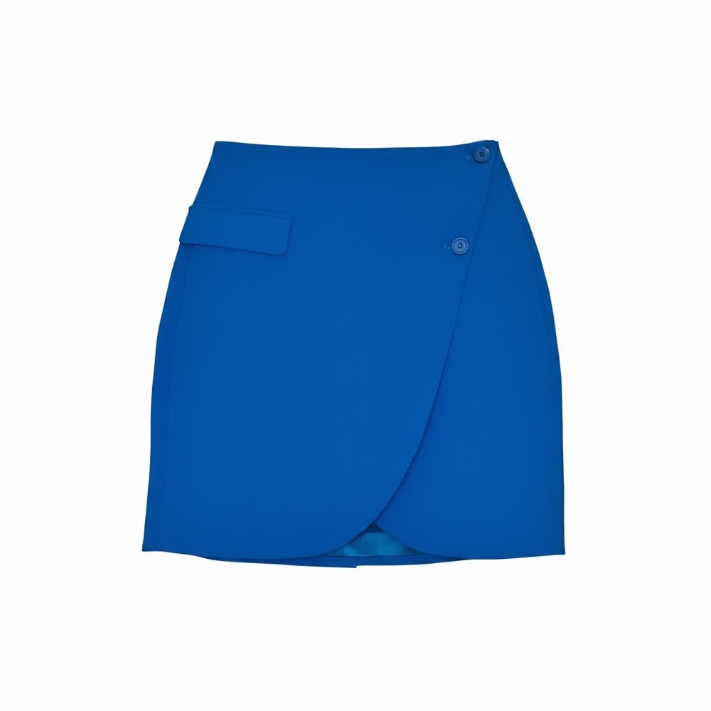 Miss Circle Asymmetrical Blazer Skirt NWT